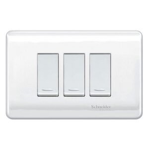 IINTERRUPTOR GENESIS CONMUTADOR TRIPLE BLANCO- SCHNEIDER MWD130237543