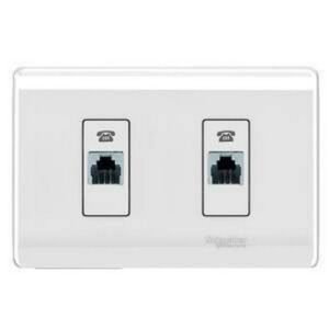 TOMA GENESIS TELEFONICA 4 HILOS DOBLE - SCHNEIDER MWD130317560