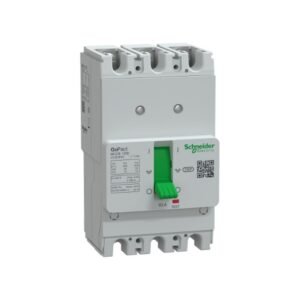 Disyuntor, GoPact MCCB 125, 3 polos, 15 kA a 415 V CA, clasificación de 63 A, unidad de desconexión TMD, protección térmica fija - SCHNEIDER G12E3F63