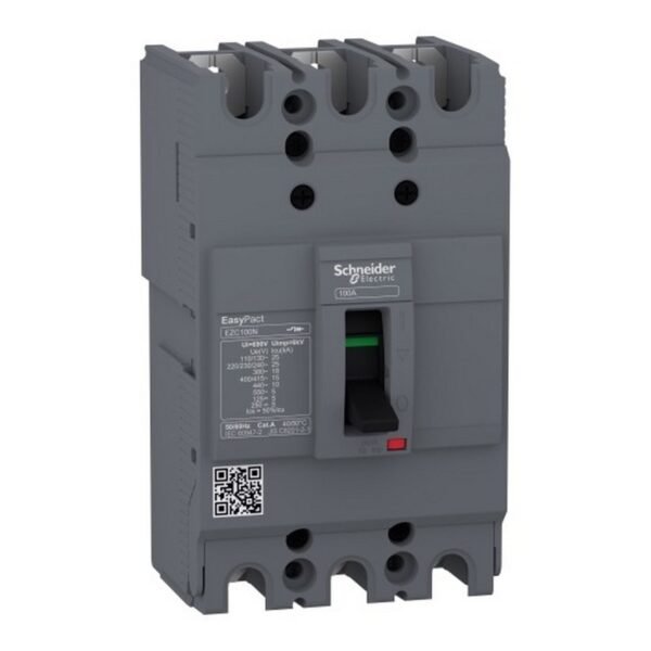 TACO TERMOMAGNÉTICO 3X80A 25KA 240V - SCHNEIDER EZC100N3080