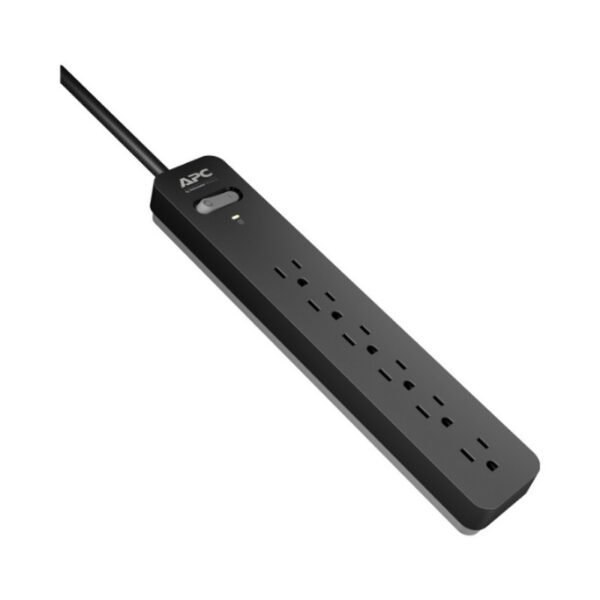 Sistema Essential SurgeArrest PE66 de APC, 6 tomas de salida, cable de 6 pies (~1,8 m), 120 V - SCHNEIDER PE66