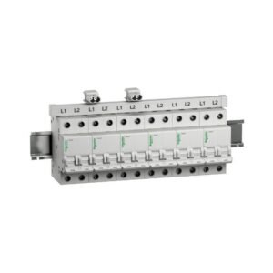 Peine Easy9 - 1L+N - Paso de 18 mm - 12 módulos - 80A - SCHNEIDER EZ9X33212