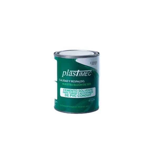 SOLDADURA PVC CONDUIT PLASTIMEC 1/4 GL SEC 2HR - PLASTIMEC C-12