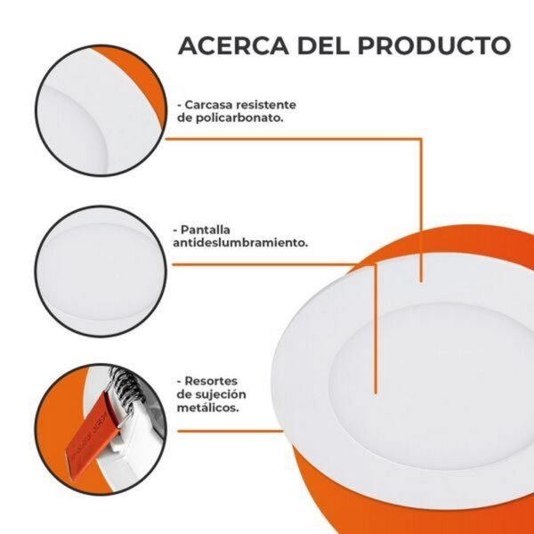 BALA LED EMPOTRABLE CUADRADA 18W LUZ CÁLIDA BRILLANTE – 18YDLED431MV30B – TECNOLITE - Imagen 4