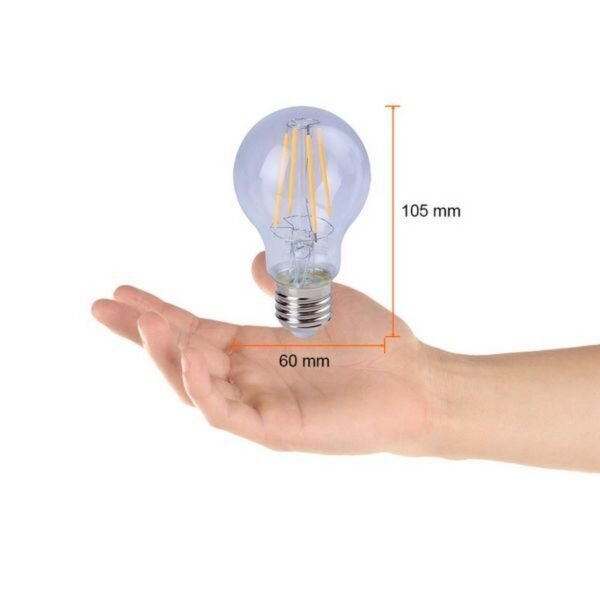 BOMBILLO LED FOCO A19 360° BULBO FILAMENTO 7W – A19D-LEDF/002/27 – TECNOLITE - Imagen 2