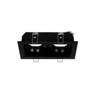 APLIQUE CARDAN 2H 17.9 CM ALU S/BOMBILLO ALICANTEI NEGRO TL - TECNOLITE 120YD4002MVN