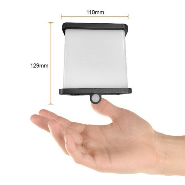 LÁMPARA SOLAR ABSORBENTE LED APLIQUE PARED 7.5W LUZ CÁLIDA BRILLANTE– 7SOLLED19VCD30G – TECNOLITE - Imagen 2