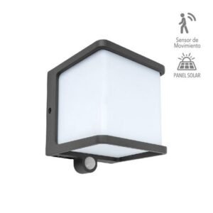 LÁMPARA SOLAR ABSORBENTE LED APLIQUE PARED 7.5W LUZ CÁLIDA BRILLANTE– 7SOLLED19VCD30G – TECNOLITE