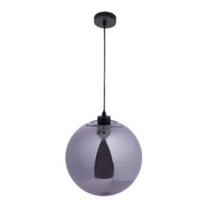 LÁMPARA DECORATIVA COLGANTE CRISTAL HUMO E27 1.50M DE ALTURA NO INCLUYE FOCO – 20CTL8184MVCH – TECNOLITE