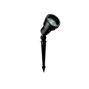 ESTACA PISO REFL PAR20 S/BOMBILLO BILAR NEGRO TL - TECNOLITE H-715/N