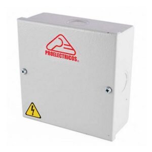 CAJA DE PASO GALVANIZADA 12X12X5 CM TAPA LISA 7035 - PROELECTRICOS 2911E04005