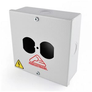 CAJA DE PASO 12X12X5CM TOMA DOBLE 7035 - PROELECTRICOS 2911E04010