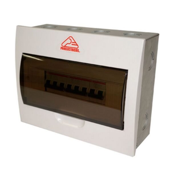 TABLERO DIN METALICO TAPA PLASTICA 335X291X70 - PROELECTRICOS 3231E04066