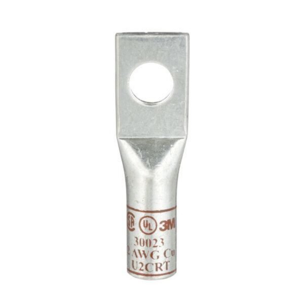 TERMINAL DE COBRE DE UN AGUJERO CAFÉ, HASTA 35 KV, 2 AWG-3M-80610033278