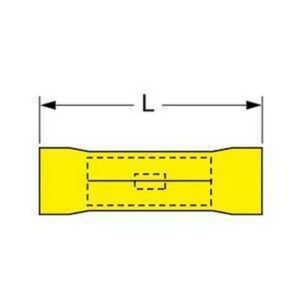 TERMINAL AISLANTE EMPALME TUBULAR 12-10 AWG AMARILLA - 3M 80611464738