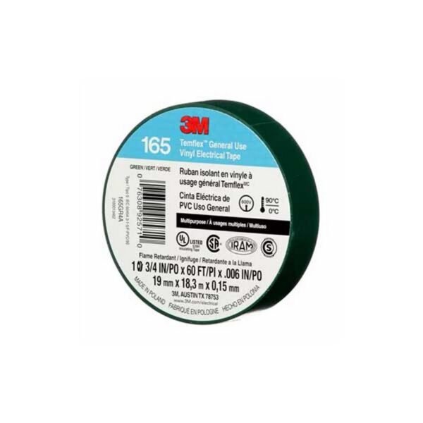 CINTA ELÉCTRICA DE PVC TEMFLEX™ 165 - 3M
