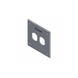 TAPA METALICA LAMINA TOMA DOBLE 2400 4x4" - IMPORT