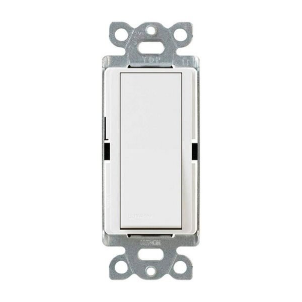 INTERRUPTOR LUTRON SENCILLO 15A FL/LED SIN TAPA - LUTRON CA-1PS
