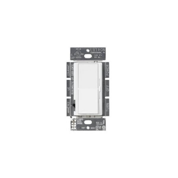 DIMMER E INTERRUPTOR SENCILLO DIVA 0-10V 120-270 3VIAS- LUTRON DVSTV-WH