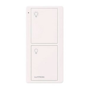 CONTROL REMOTO PICO 2 BOTONES BLANCO-LUTRON-PJ2-2B-GBL-L01