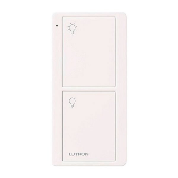 CONTROL REMOTO PICO 2 BOTONES BLANCO-LUTRON-PJ2-2B-GBL-L01