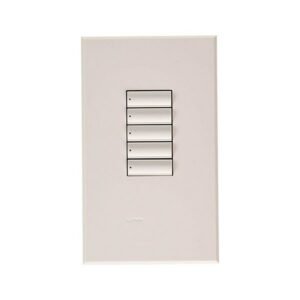 BOTONERA SEETOUCH 5 BOTONES VERSIÓN SIN INSERCIÓN - LUTRON QSWS2-5BN